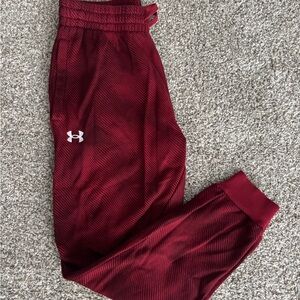 Under Armour Burgundy Athletic Pants